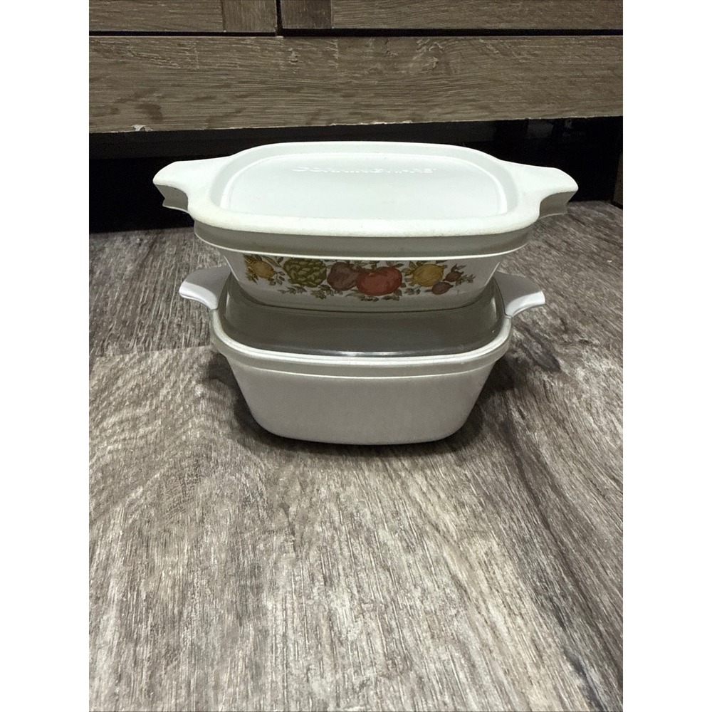 Vintage Corning Ware Spice O Life Casserole Set With Lids USA